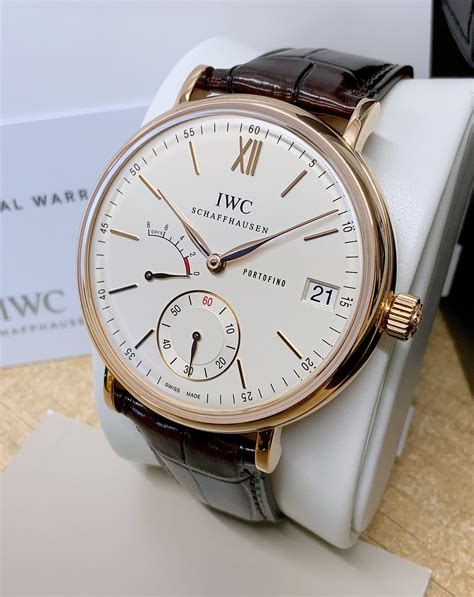 iwc portofino 8 days rose gold|Pre.